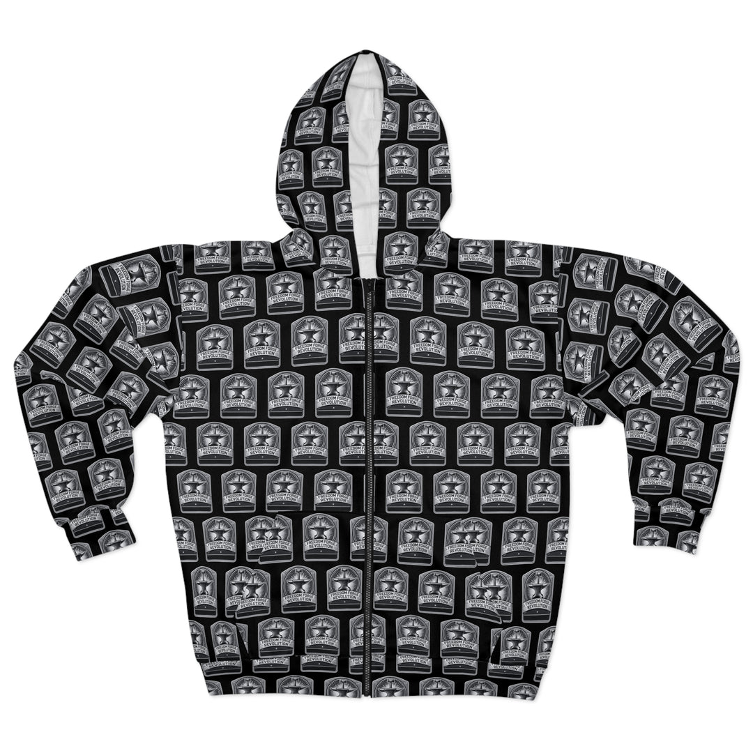 American Made Unisex Zip Hoodie - Freedom Forge Revolution - Hoodies and Pullovers/ Freedom Forge Revolution