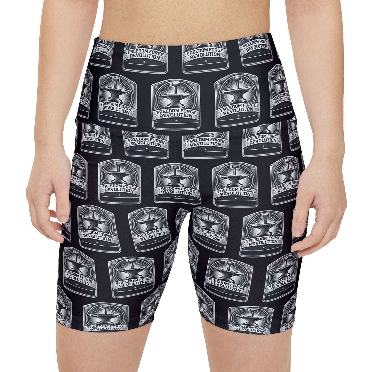 Empowerment Women's Workout Shorts - Freedom Forge Revolution