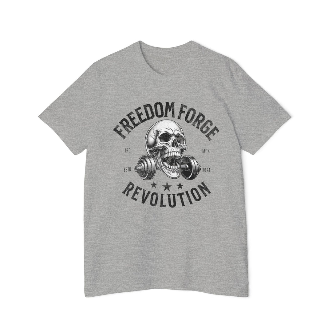 American Made Skull And Cross Plates - Unisex T-Shirt/ Freedom Forge Revolution