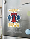 American Made Freedom Is Heavy Sticker - Swag/ Freedom Forge Revolution