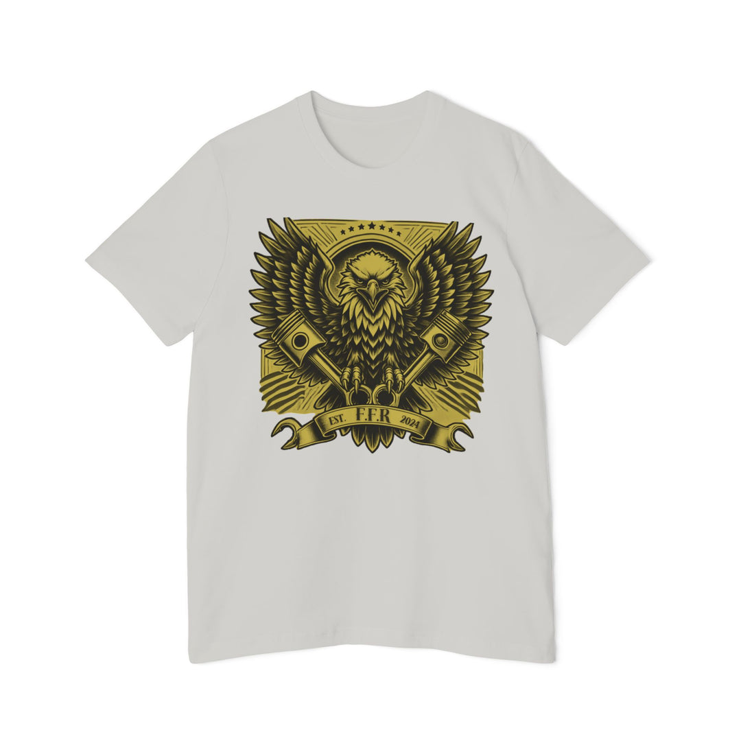American Made Eagle And Pistons - Unisex T-Shirt/ Freedom Forge Revolution