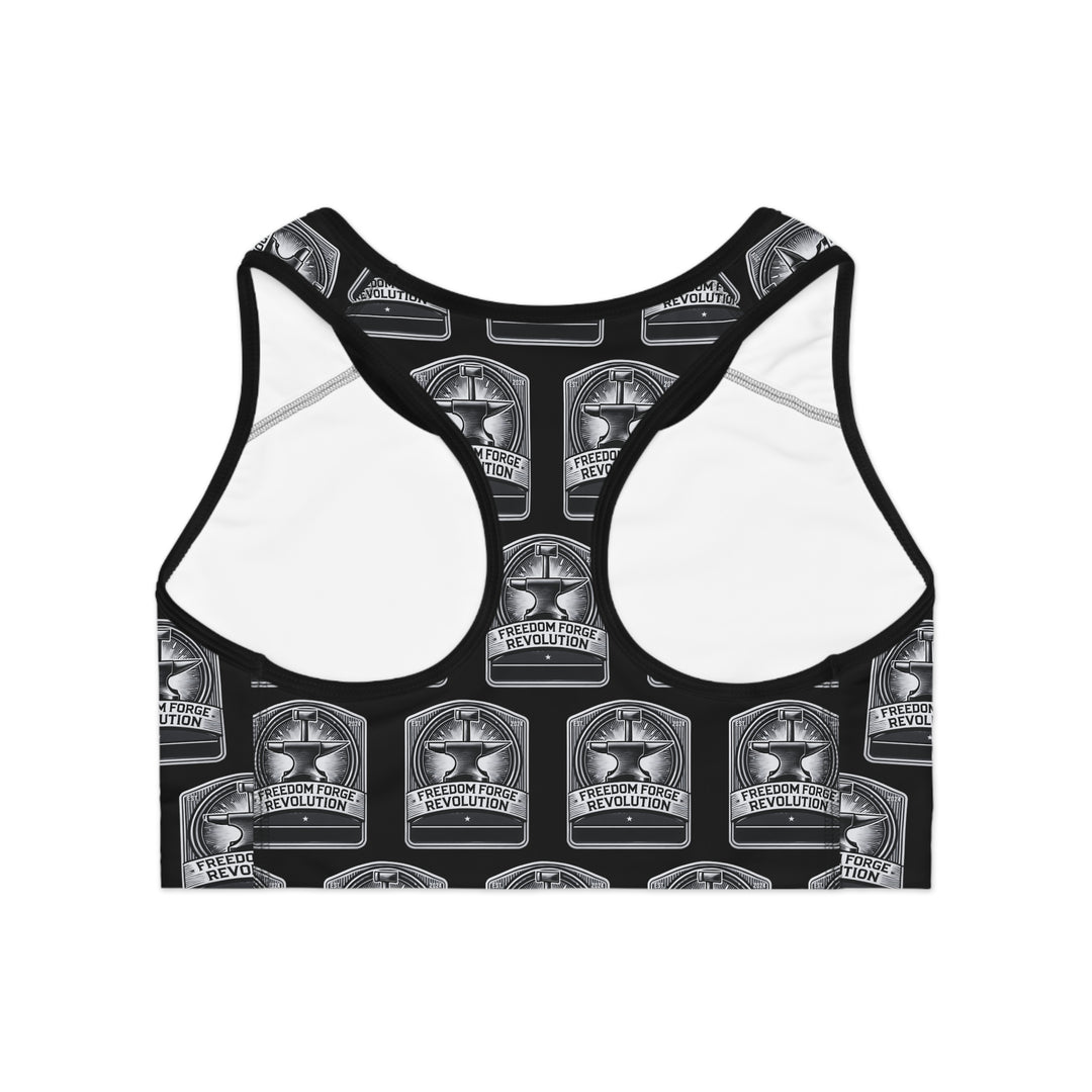 American Made Empowering Graphic Sports Bra - Freedom for Revolution - Women&