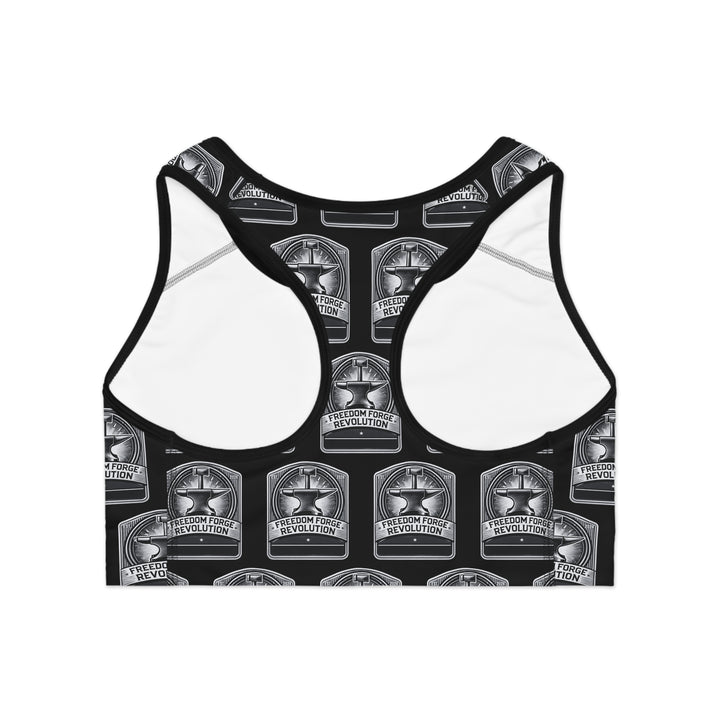 American Made Empowering Graphic Sports Bra - Freedom for Revolution - Women&