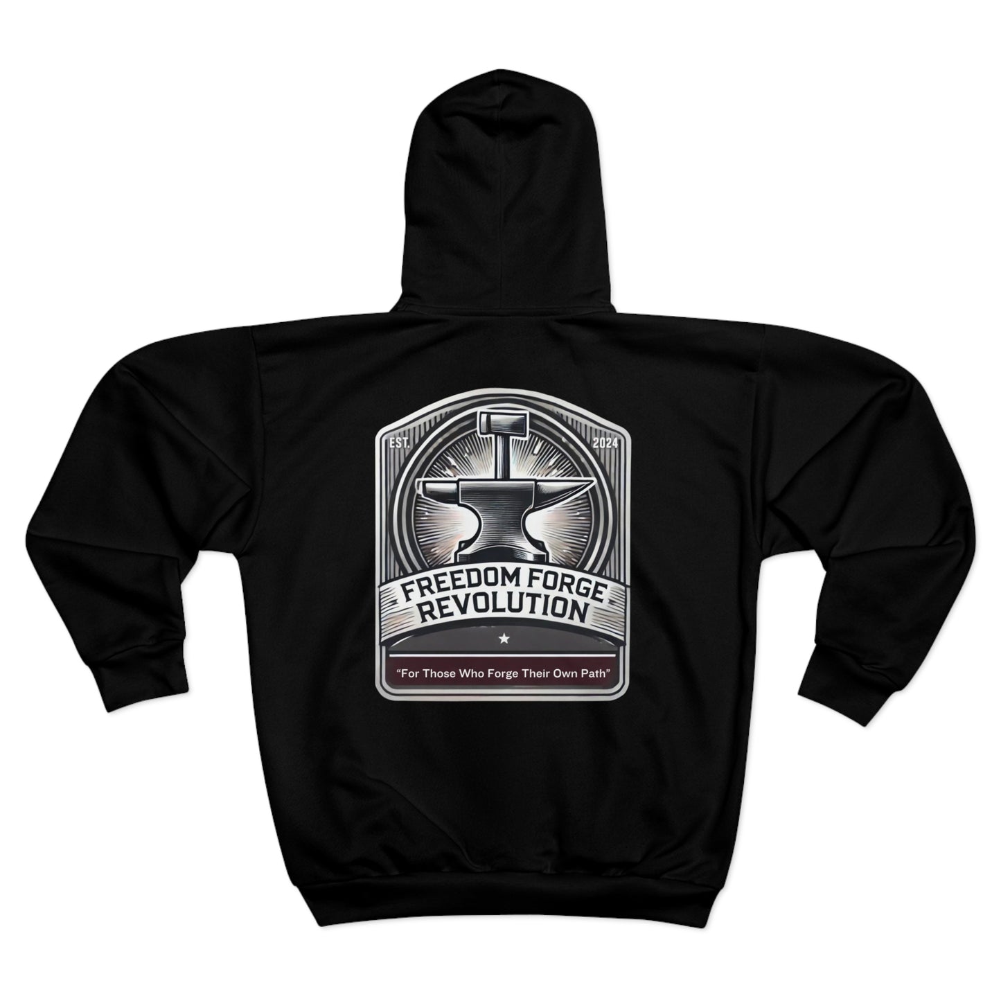 Unisex Zip Hoodie - Freedom Forge Revolution
