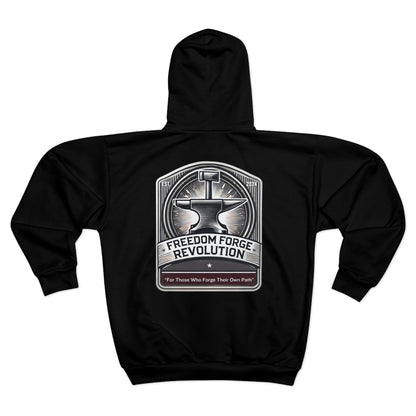 Unisex Zip Hoodie - Freedom Forge Revolution
