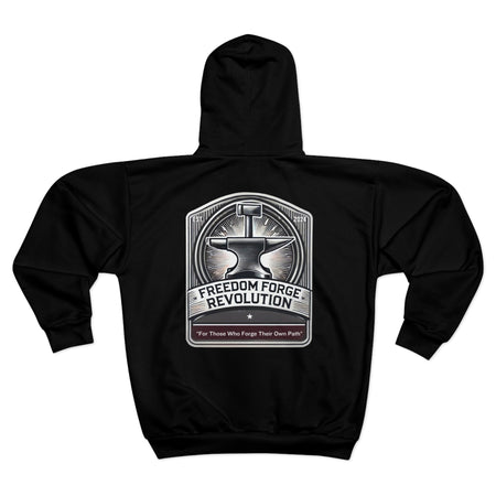 American Made Unisex Zip Hoodie - Freedom Forge Revolution - Hoodies and Pullovers/ Freedom Forge Revolution