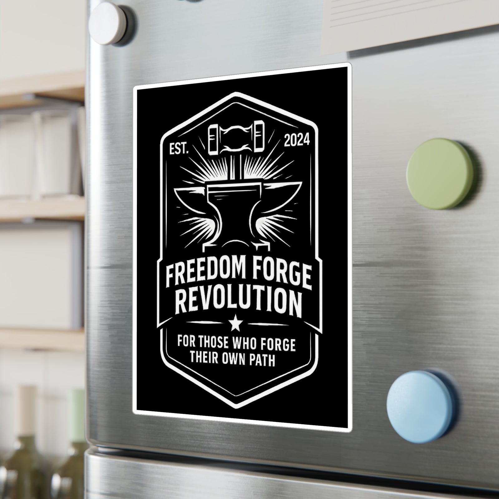 Hammer and Anvil Variant Sticker