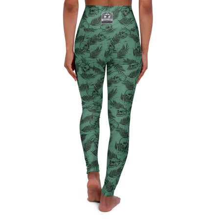American Made Motivational High Waisted Yoga Leggings for Fitness Enthusiasts - Leggins/ Freedom Forge Revolution