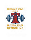 American Made Freedom Is Heavy Sticker - Swag/ Freedom Forge Revolution