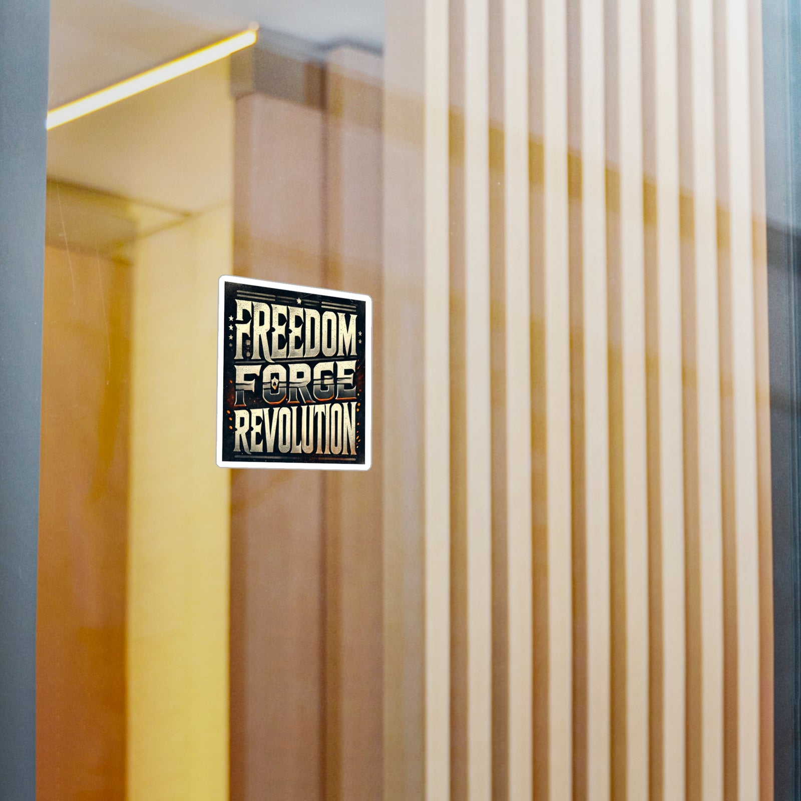 American Made Forged Sticker - Swag/ Freedom Forge Revolution