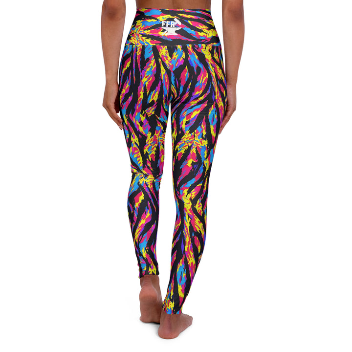 High Waisted Yoga Leggings - Rad Tiger