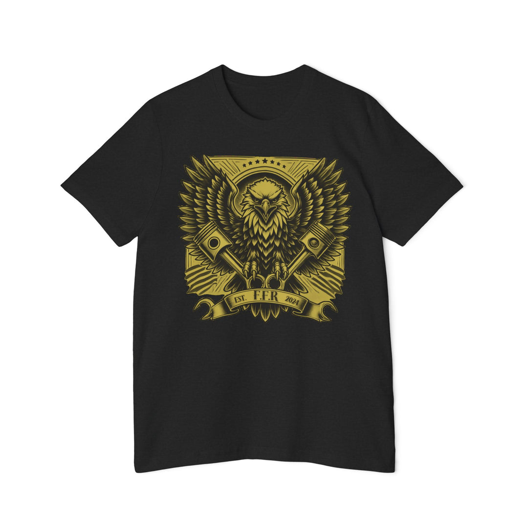 American Made Eagle And Pistons - Unisex T-Shirt/ Freedom Forge Revolution
