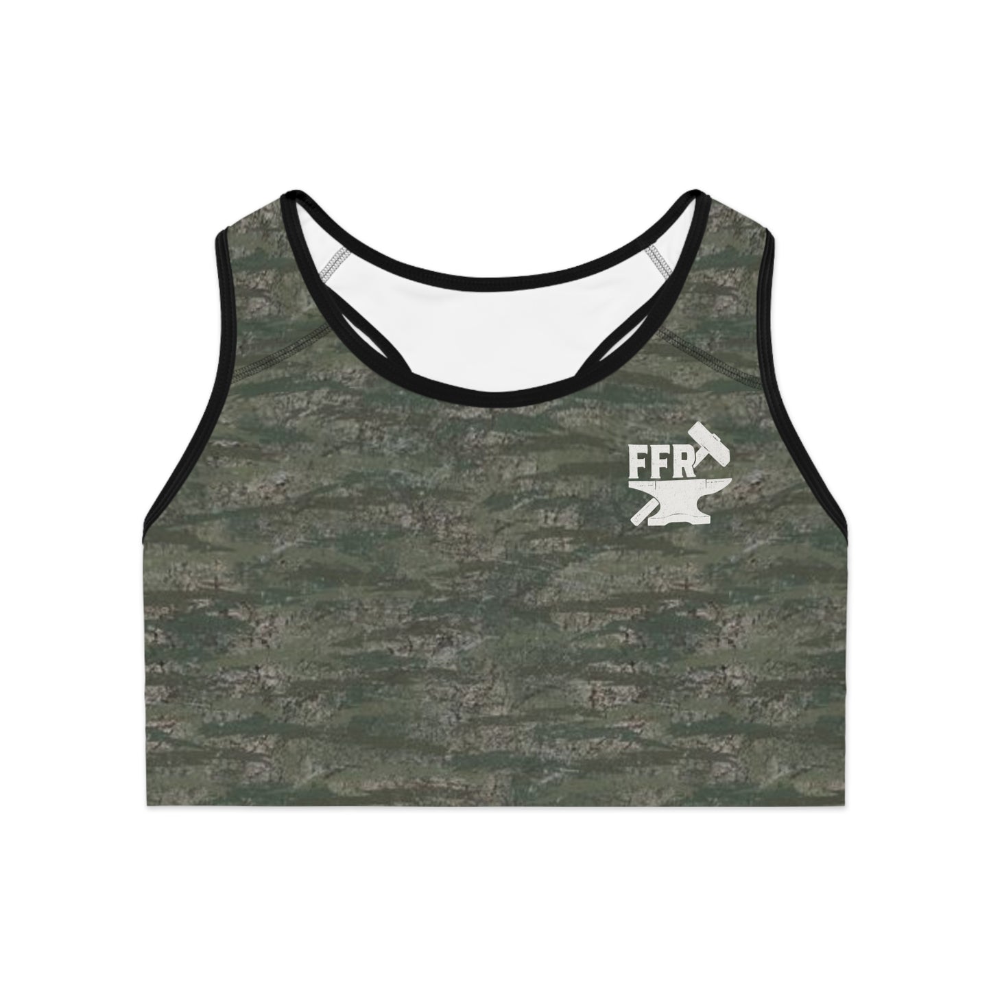 FFR Sports Bra - Tree Bark Camo