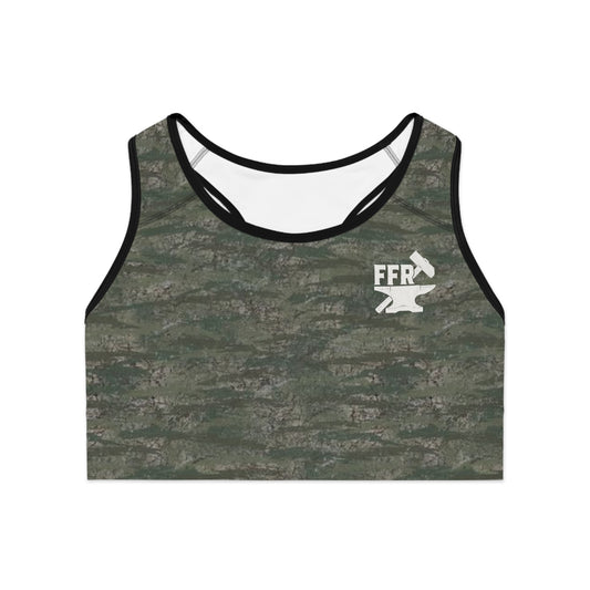 FFR Sports Bra - Tree Bark Camo