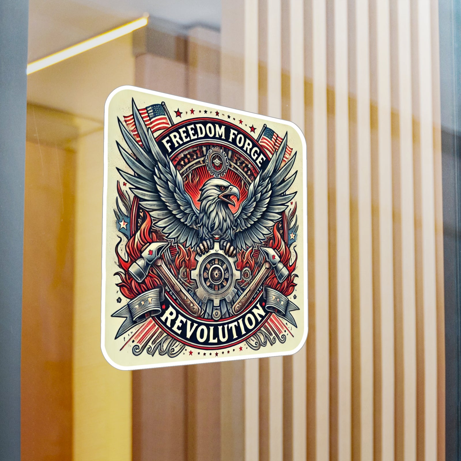 American Made Strength, Creation, Patriotism Sticker - Swag/ Freedom Forge Revolution