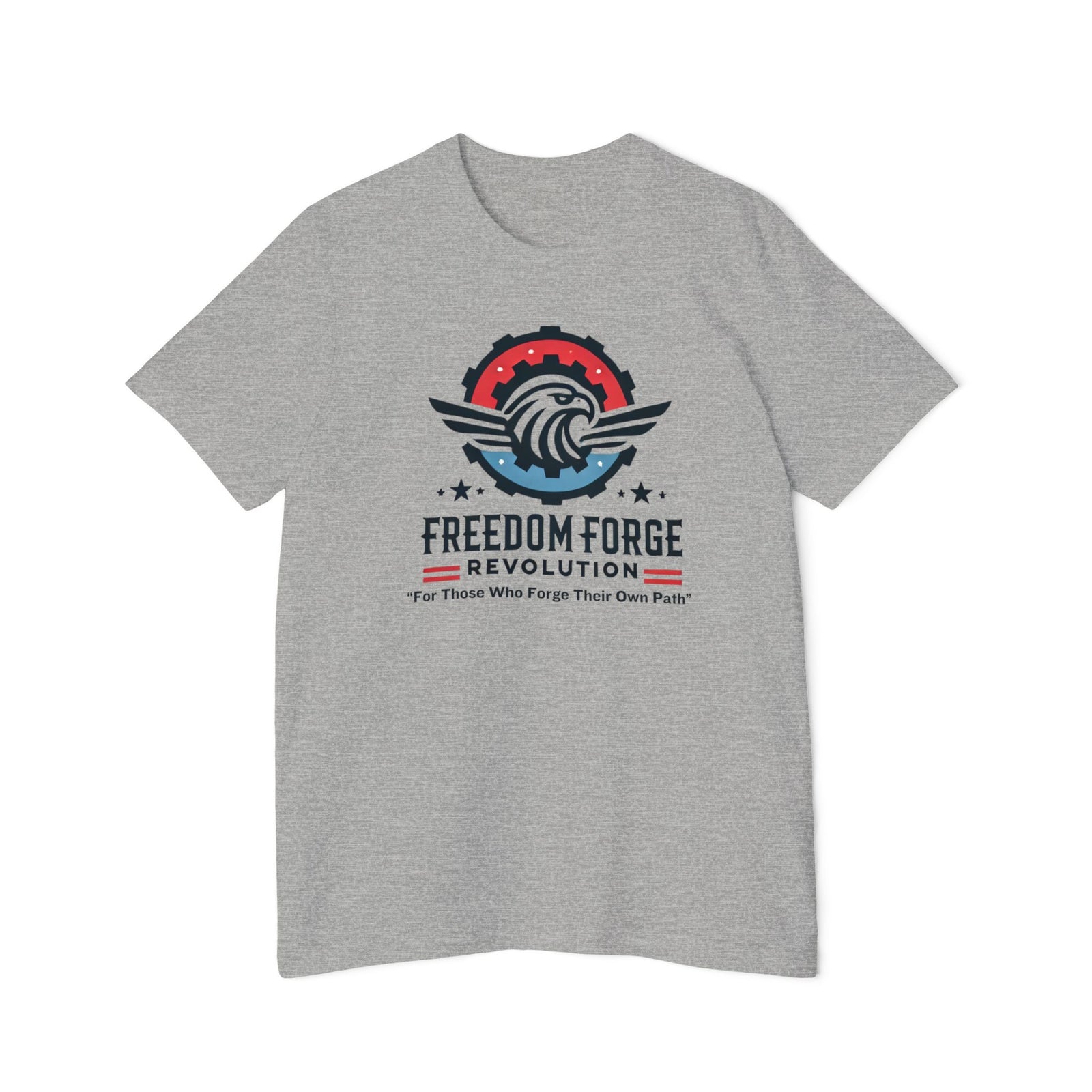 American Made Eagle And Gear - Unisex T-Shirt/ Freedom Forge Revolution