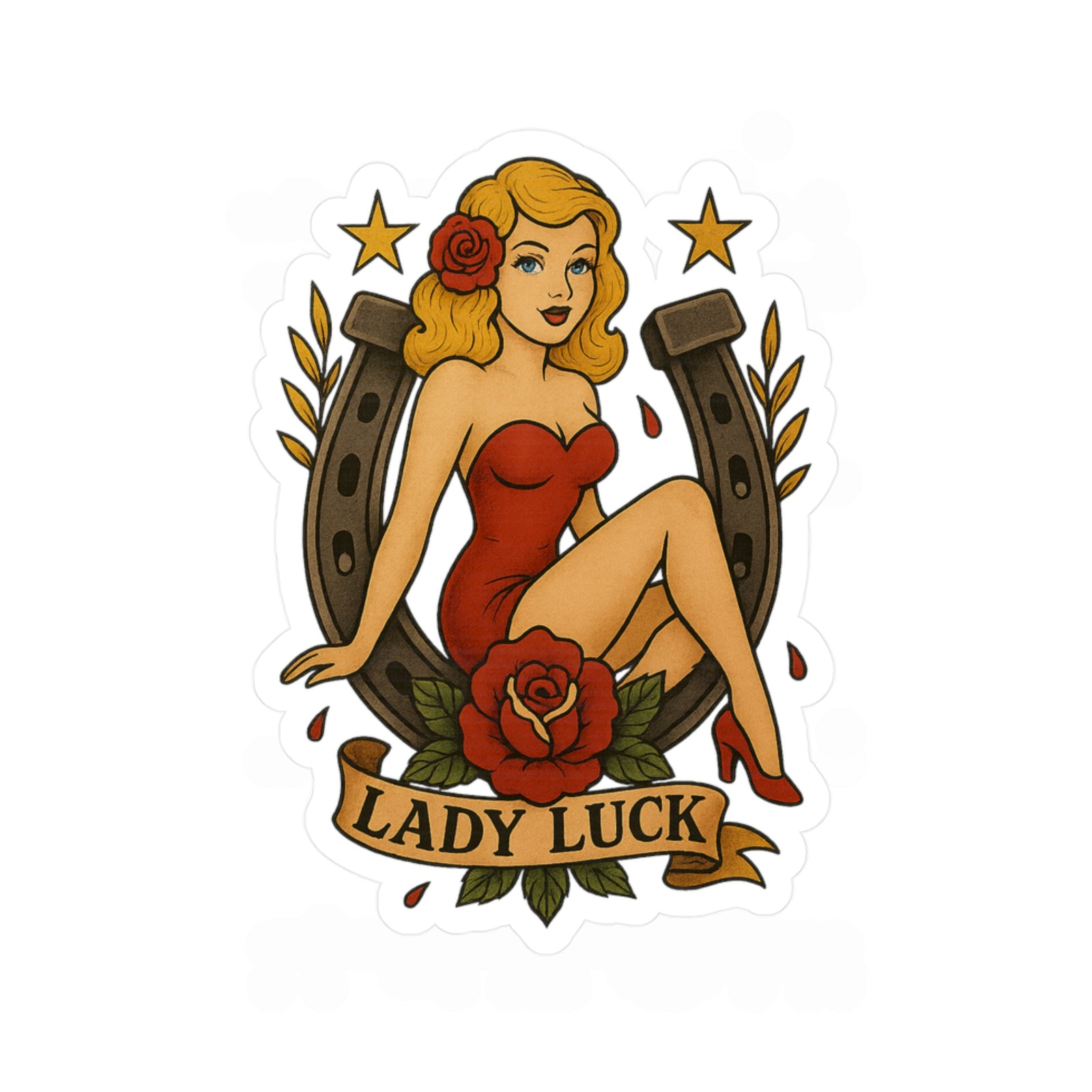 American Made Lady Luck Sticker - Swag/ Freedom Forge Revolution