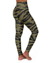 American Made Tiger Camo High Waisted Yoga Leggings - All Over Prints/ Freedom Forge Revolution