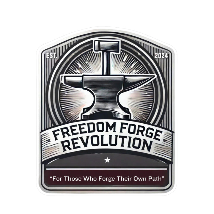 American Made Hammer and Anvil Sticker - Swag/ Freedom Forge Revolution