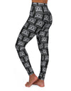 American Made Motivational High Waisted Yoga Leggings for Fitness Enthusiasts - Leggins/ Freedom Forge Revolution