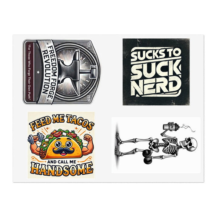 American Made Freedom Forge Revolution Sticker Sheet - Swag/ Freedom Forge Revolution