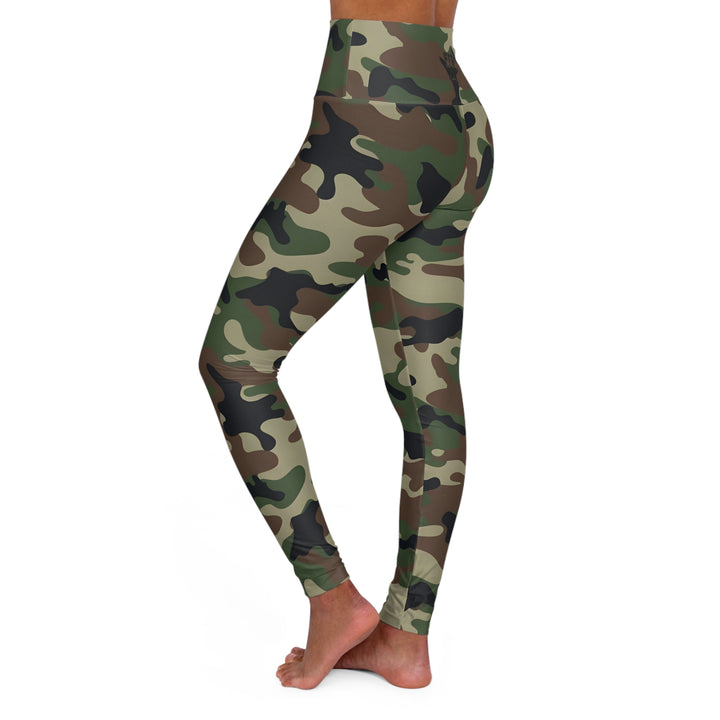 American Made Camo High Waisted Yoga Leggings - All Over Prints/ Freedom Forge Revolution
