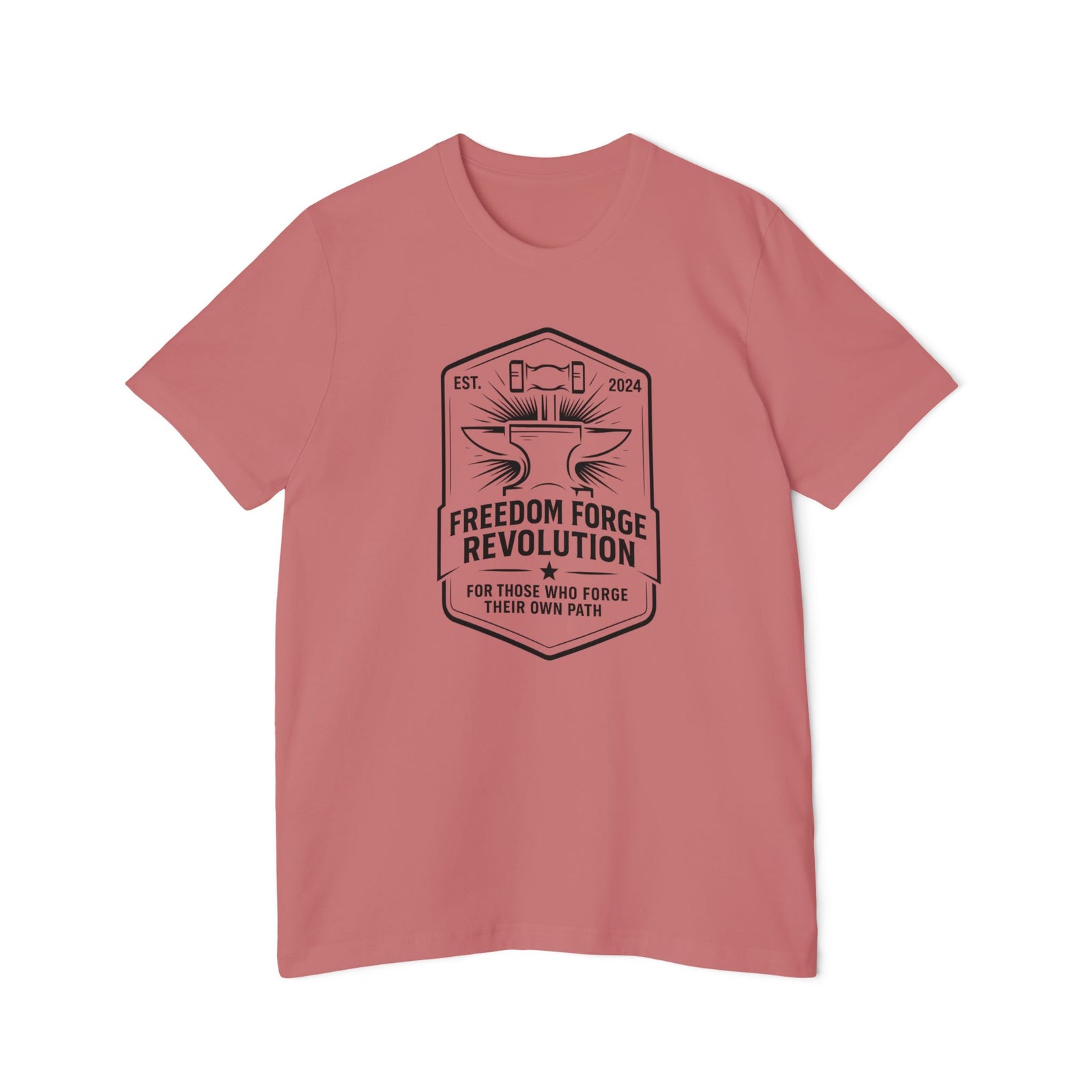 American Made Hammer and Anvil Variant - Unisex T-Shirt/ Freedom Forge Revolution