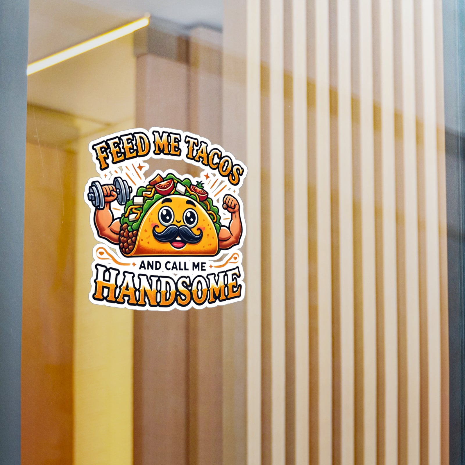 American Made Tacos And Handsome Sticker - Swag/ Freedom Forge Revolution