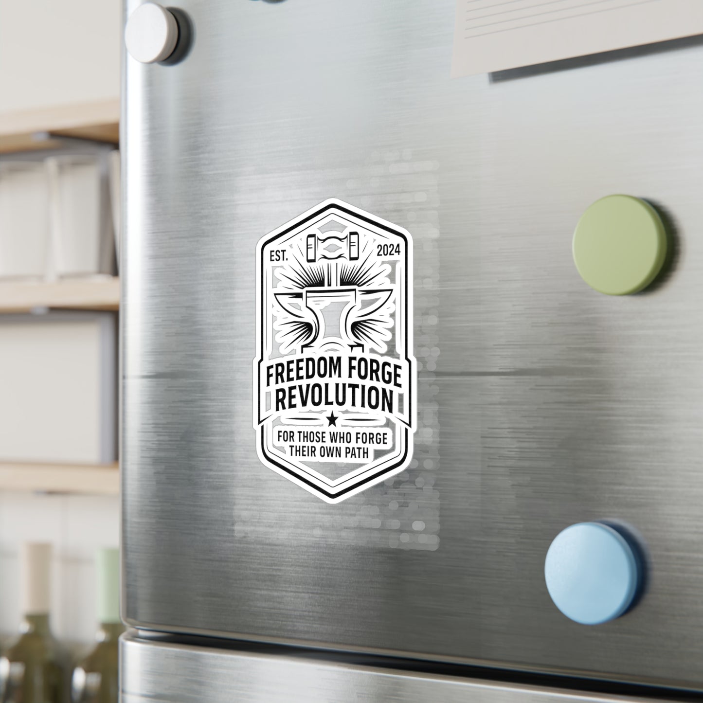 Hammer and Anvil Variant Sticker