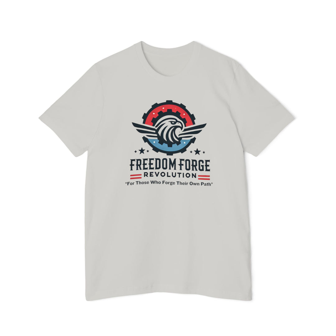 American Made Eagle And Gear - Unisex T-Shirt/ Freedom Forge Revolution