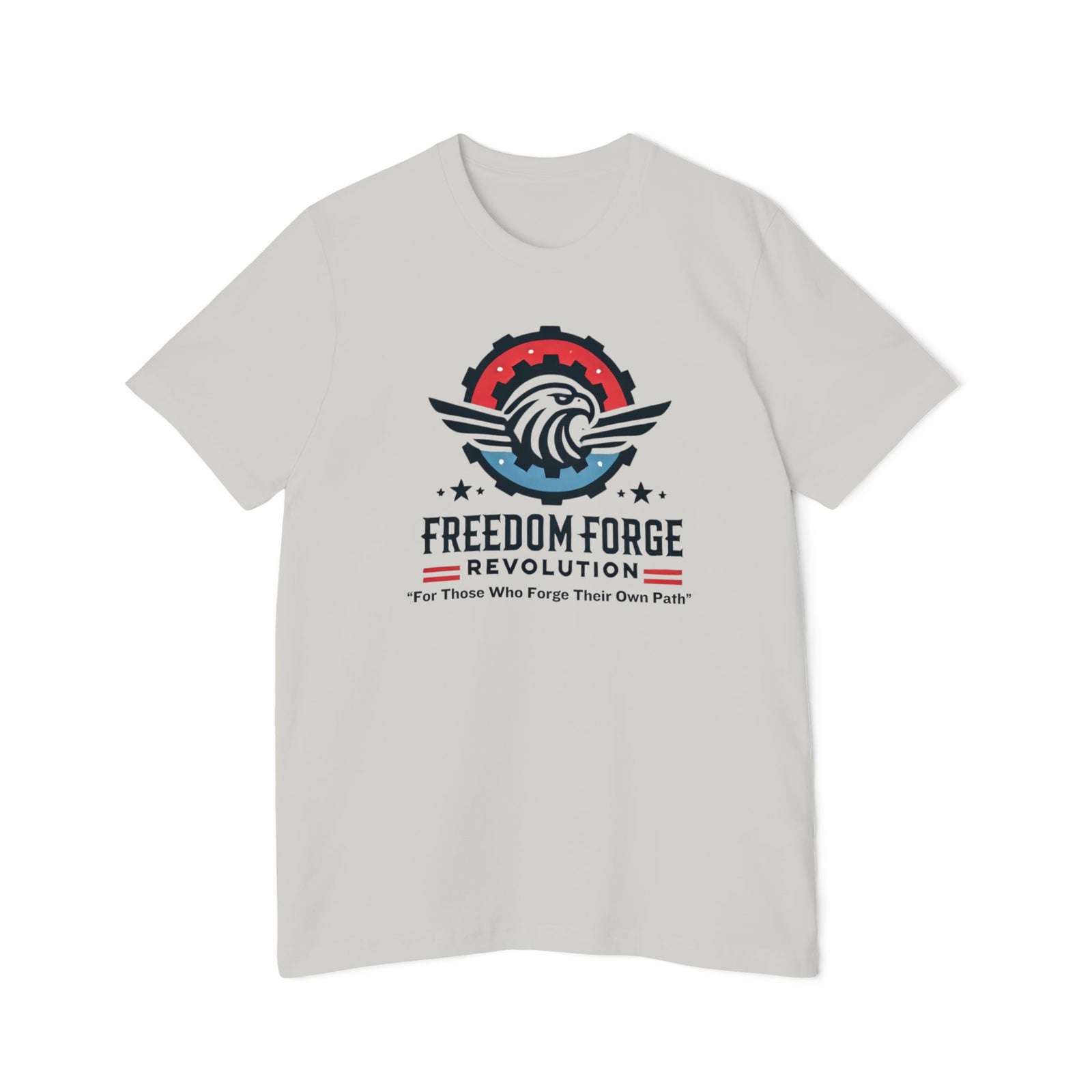American Made Eagle And Gear - Unisex T-Shirt/ Freedom Forge Revolution