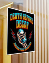 American Made Death Before Decaf Sticker - Swag/ Freedom Forge Revolution