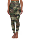 American Made Camo High Waisted Yoga Leggings - All Over Prints/ Freedom Forge Revolution