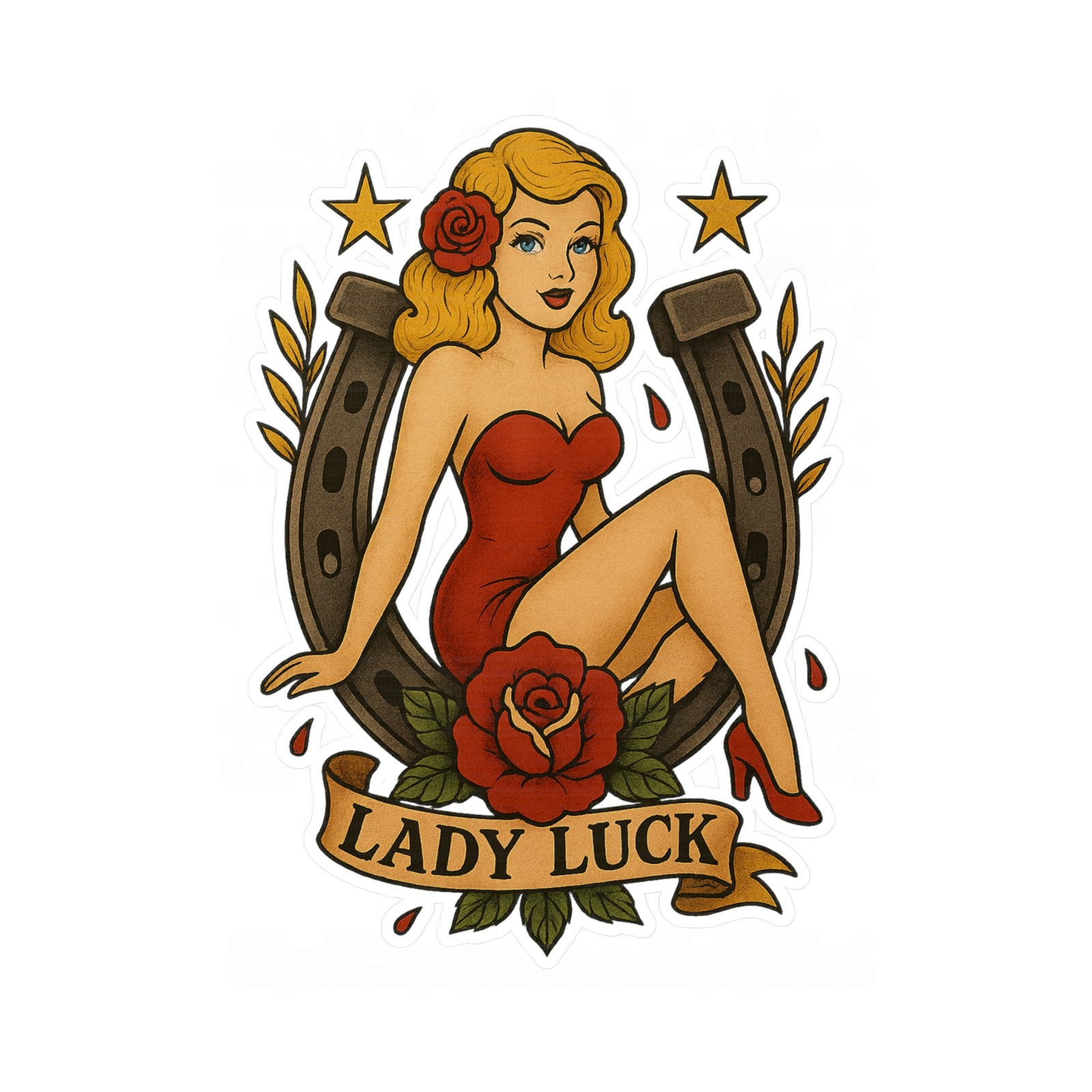 American Made Lady Luck Sticker - Swag/ Freedom Forge Revolution