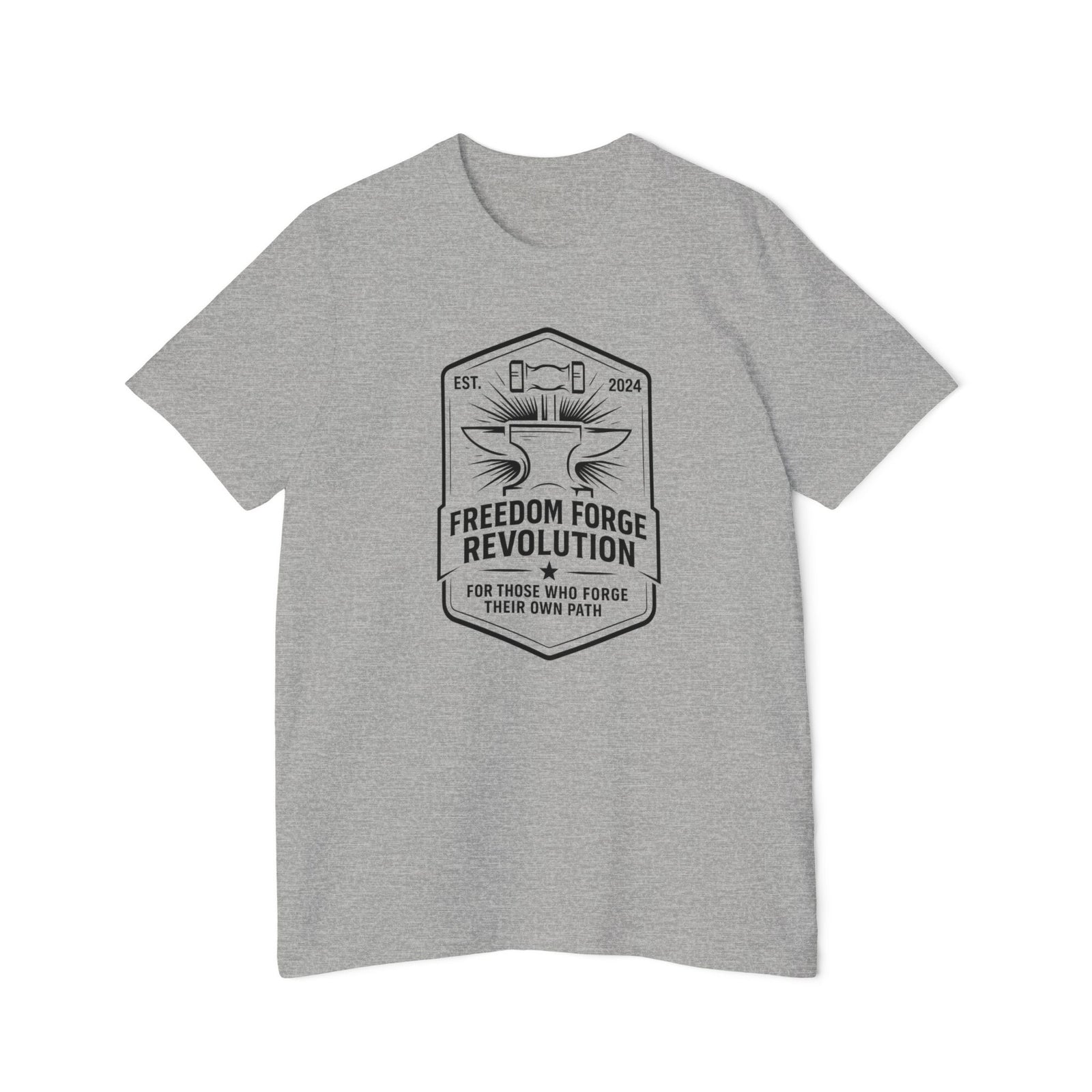 American Made Hammer and Anvil Variant - Unisex T-Shirt/ Freedom Forge Revolution