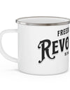 American Made Freedom Forge Revolution Enamel Camping Mug - Adventure Mug, Hiking Gear, Outdoor Cup, Gift for Campers, Unique Travel Mug - Mug/ Freedom Forge Revolution