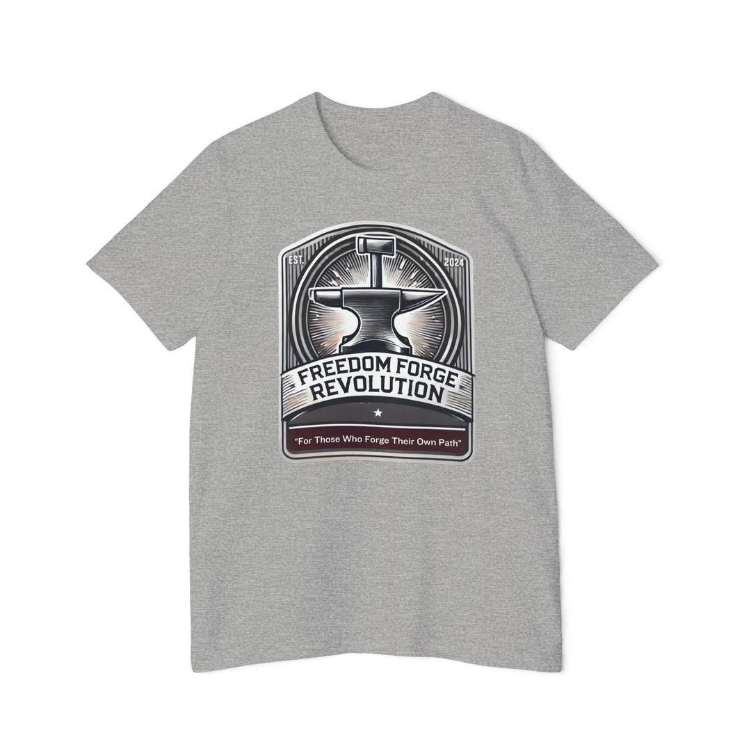 American Made Hammer And Anvil - Unisex T-Shirt/ Freedom Forge Revolution