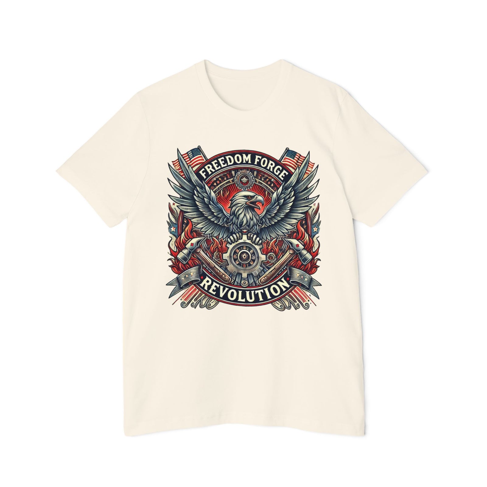 American Made Strength, Creation, Patriotism - Unisex T-Shirt/ Freedom Forge Revolution