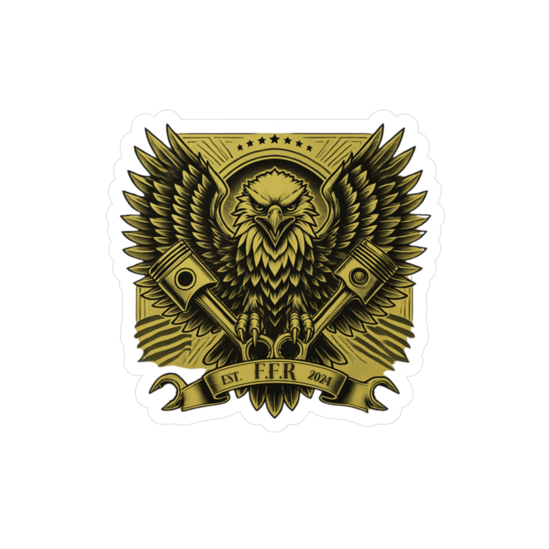 Eagle and Piston Sticker