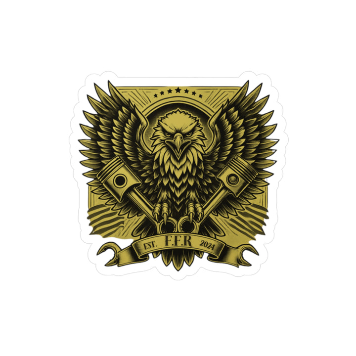 Eagle and Piston Sticker