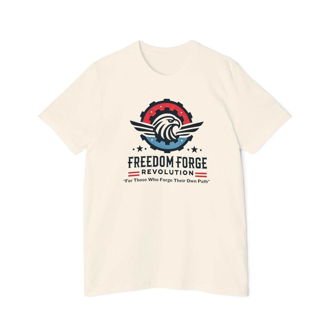 American Made Eagle And Gear - Unisex T-Shirt/ Freedom Forge Revolution