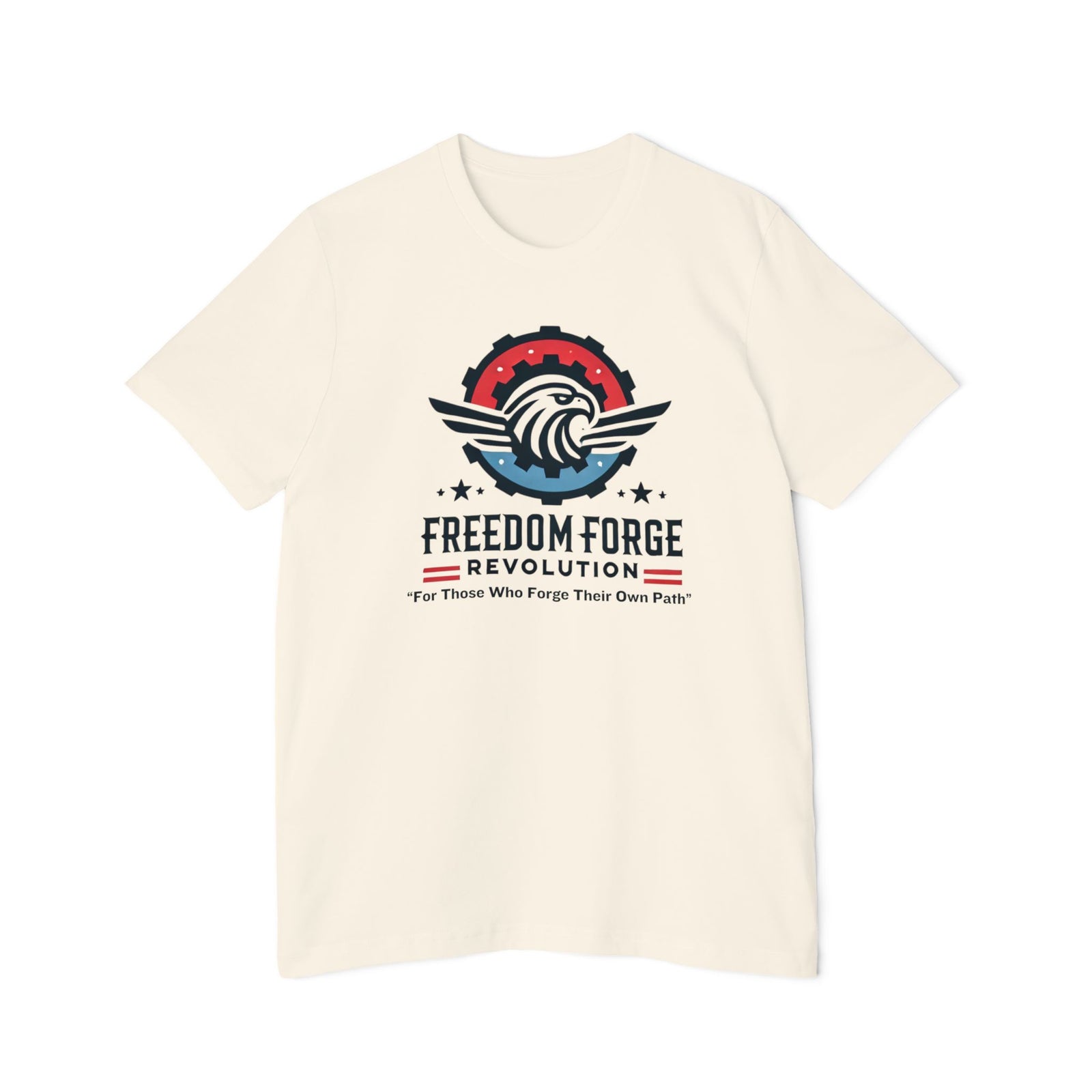American Made Eagle And Gear - Unisex T-Shirt/ Freedom Forge Revolution