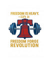 American Made Freedom Is Heavy Sticker - Swag/ Freedom Forge Revolution