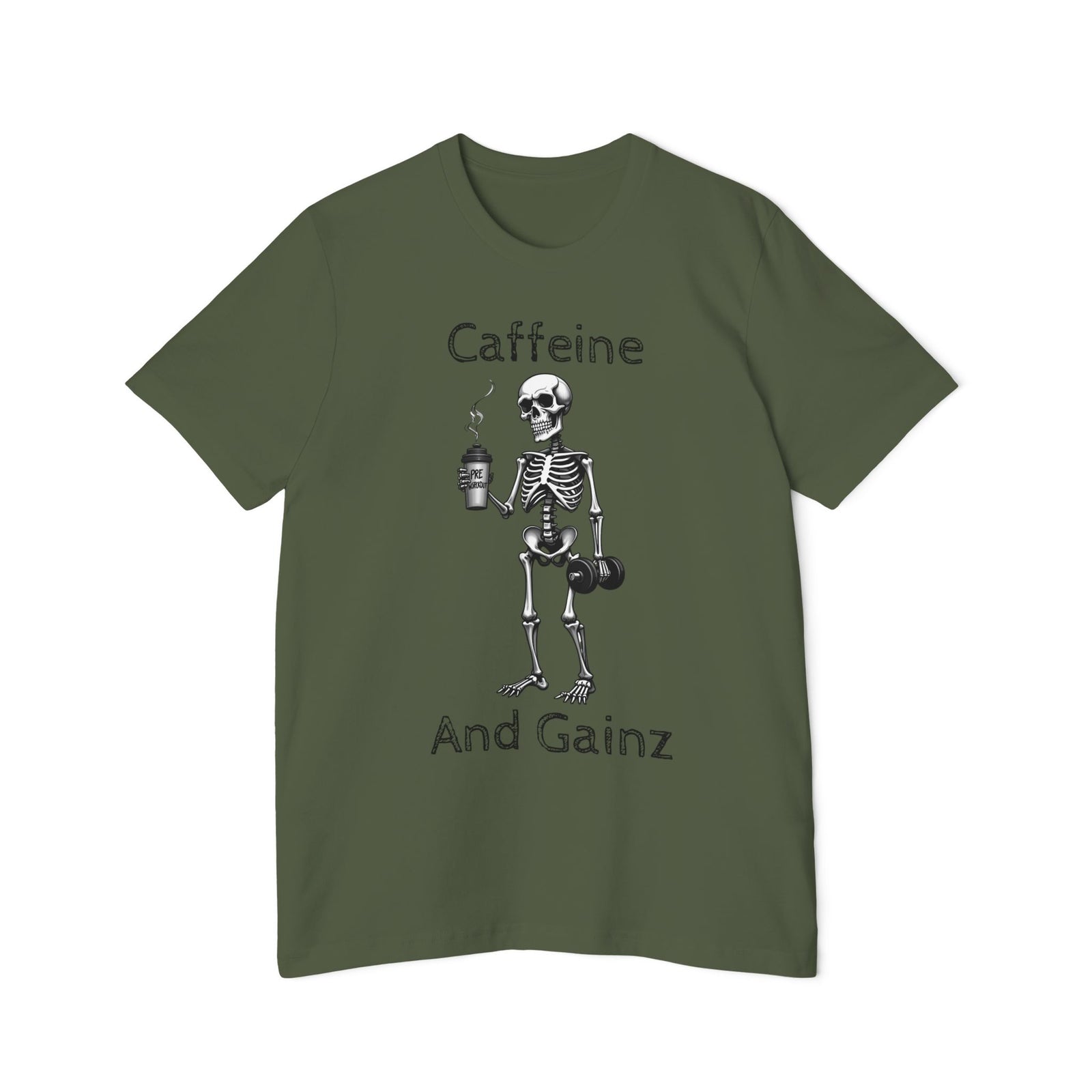 American Made Caffeine And Gainz - Unisex T-Shirt/ Freedom Forge Revolution