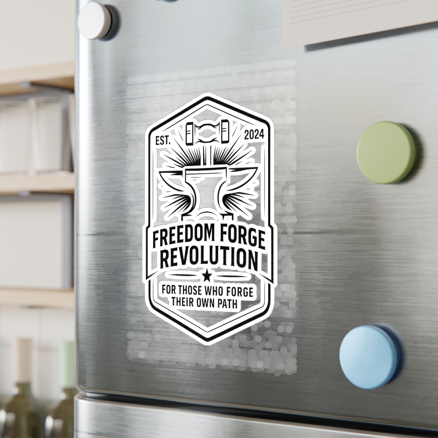 Hammer and Anvil Variant Sticker