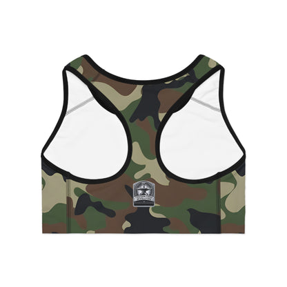 Empowering Graphic Sports Bra - Freedom for Revolution