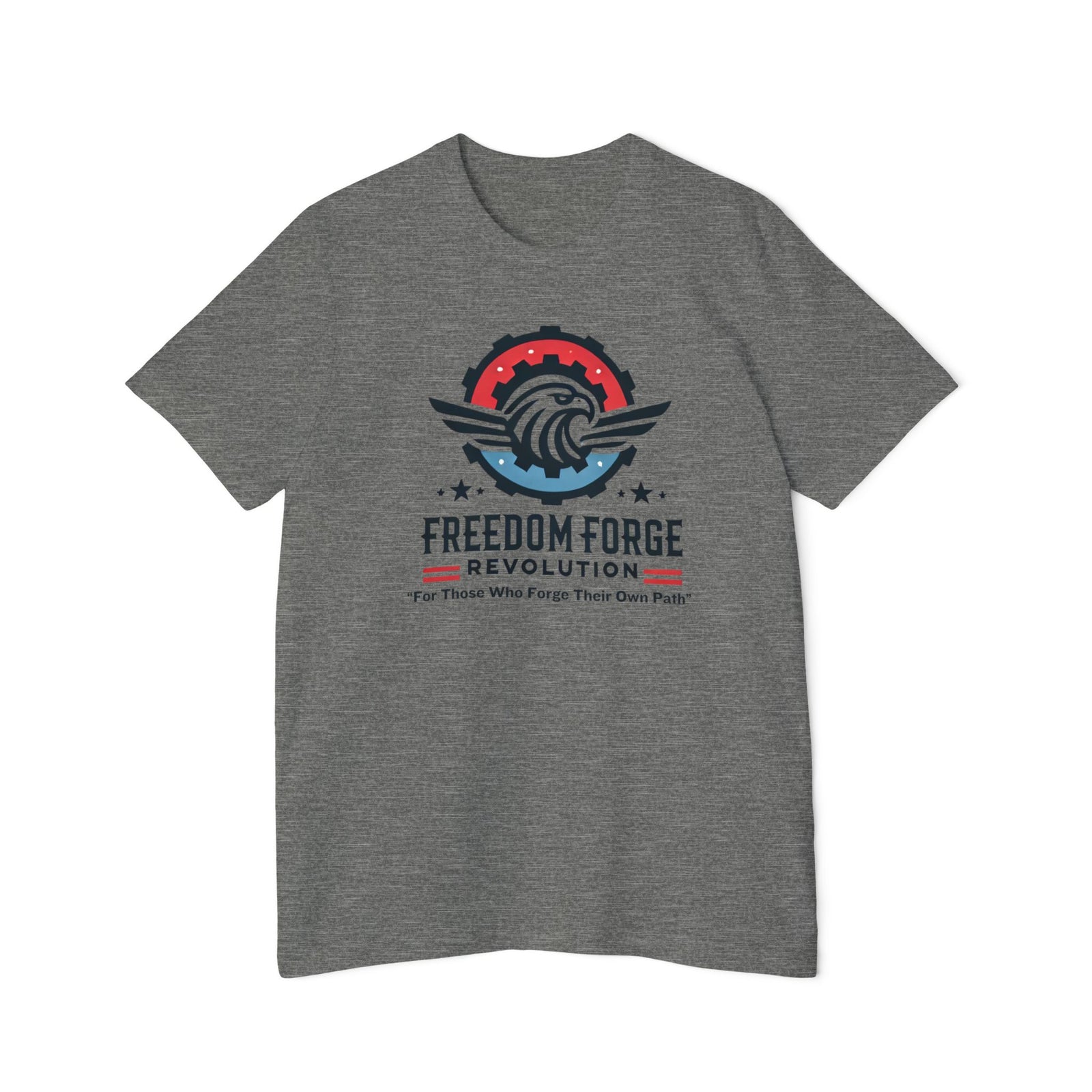 American Made Eagle And Gear - Unisex T-Shirt/ Freedom Forge Revolution