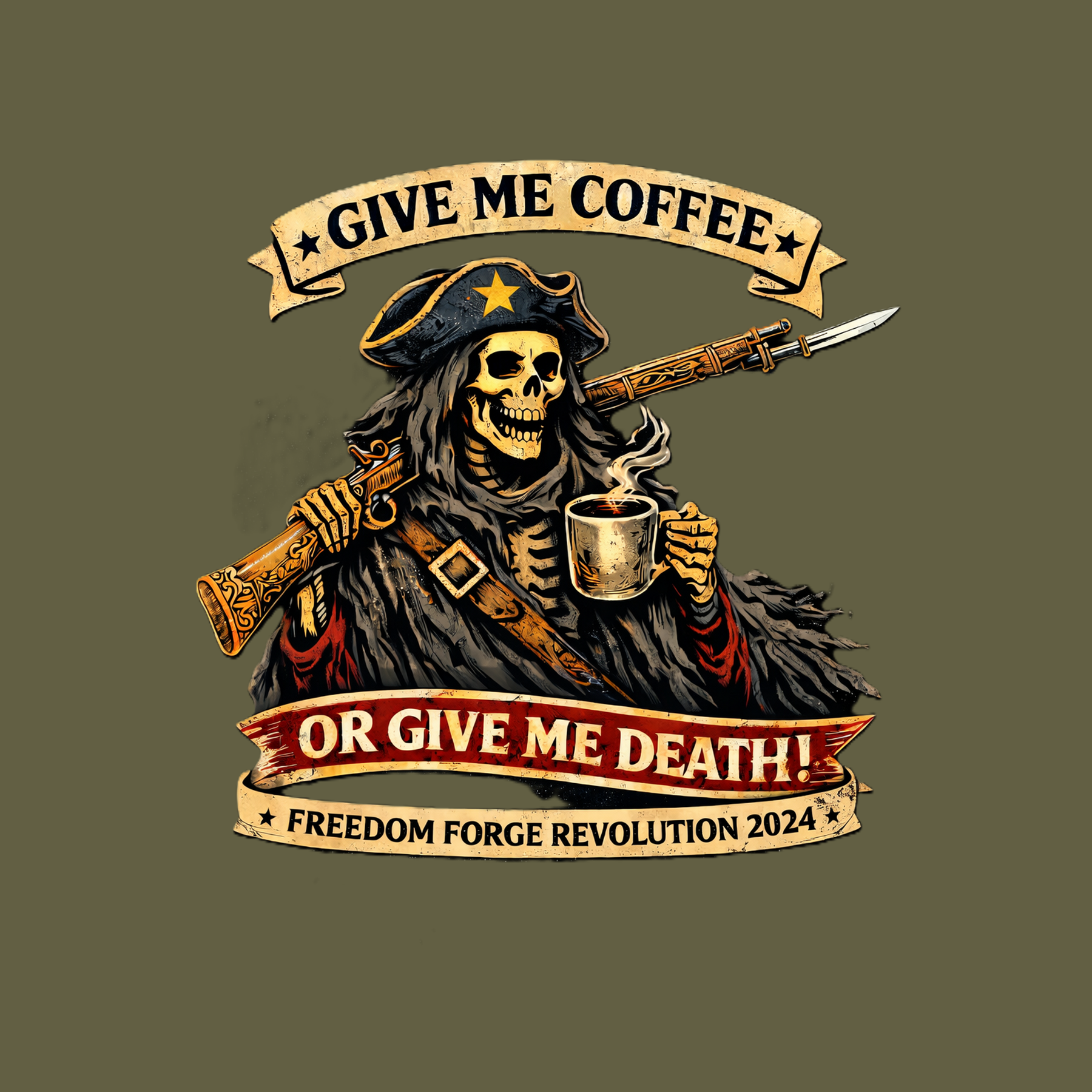 Coffee Or Death -Military Edition – Freedom Forge Revolution