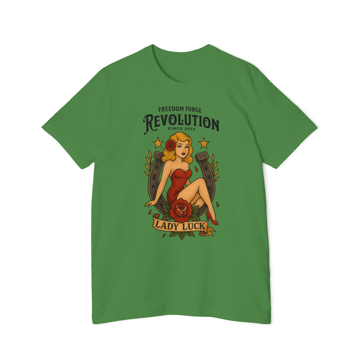 American Made Lady Luck - Unisex T-Shirt/ Freedom Forge Revolution