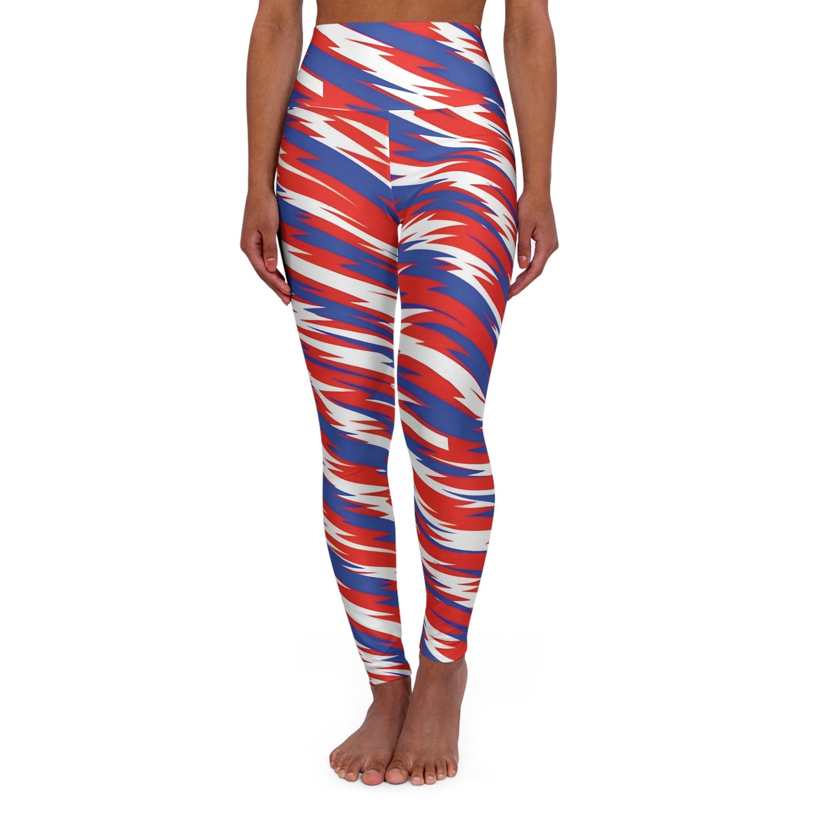 American Made Motivational High Waisted Yoga Leggings for Fitness Enthusiasts - Leggins/ Freedom Forge Revolution